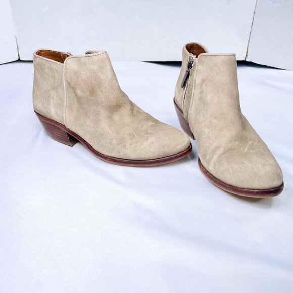 Sam Edelman Womens Petty Chelsea Suede Leather Ankle Bootie Boots 4 - Picture 4 of 12